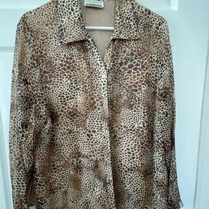 Leopard Print Women's Top
